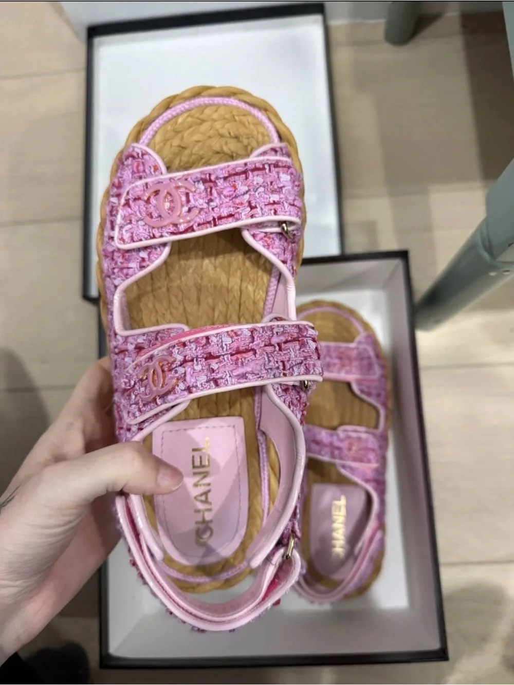 CHANEL luxury sandals